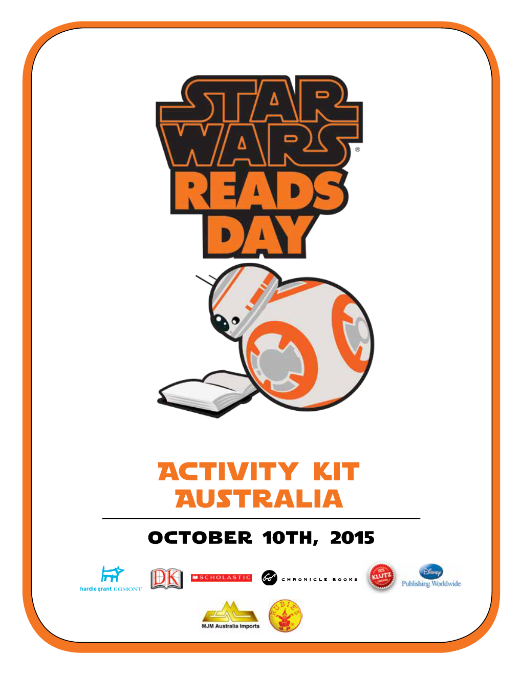 Activity Kit Australia October 10Th, 2015 Contents