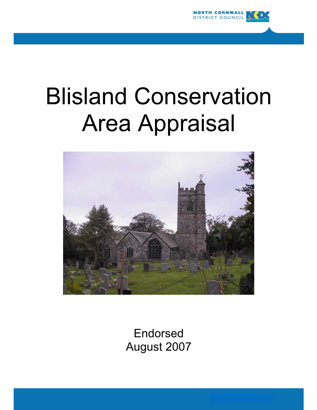 Blisland Conservation Area Appraisal