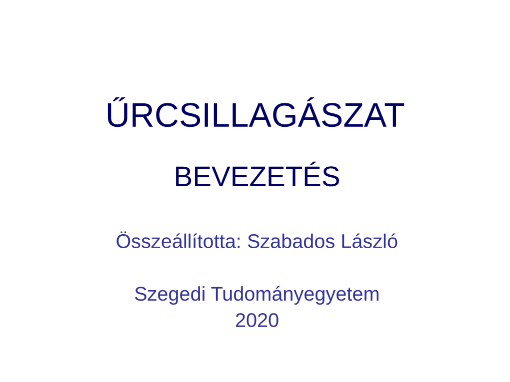 Űrcsillagászat