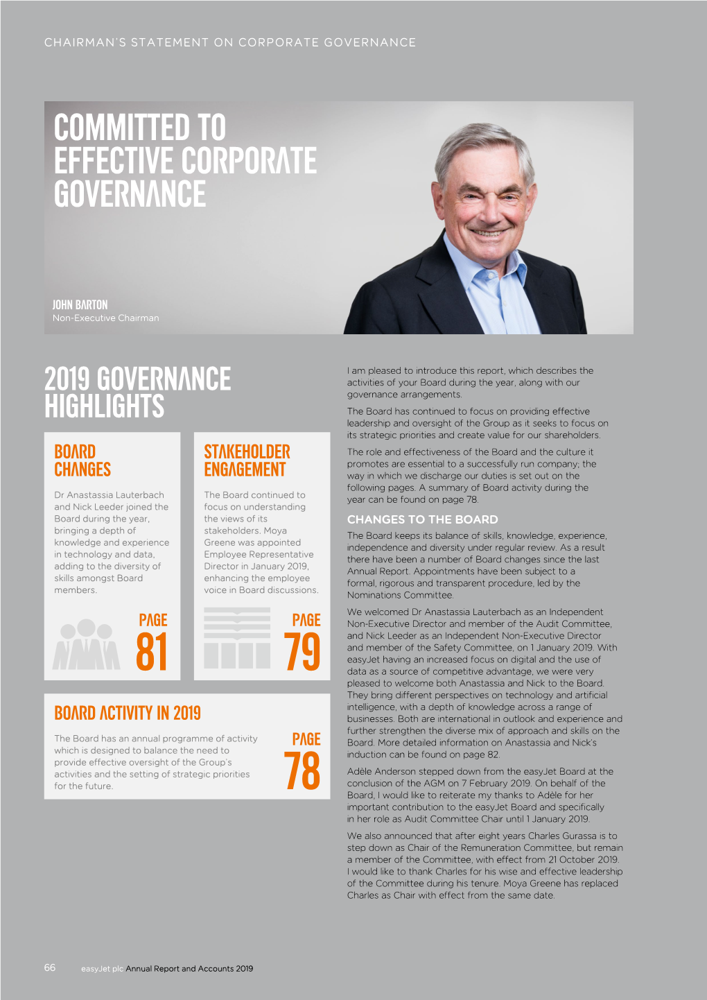 COMMITTED to Effective Corporate Governance