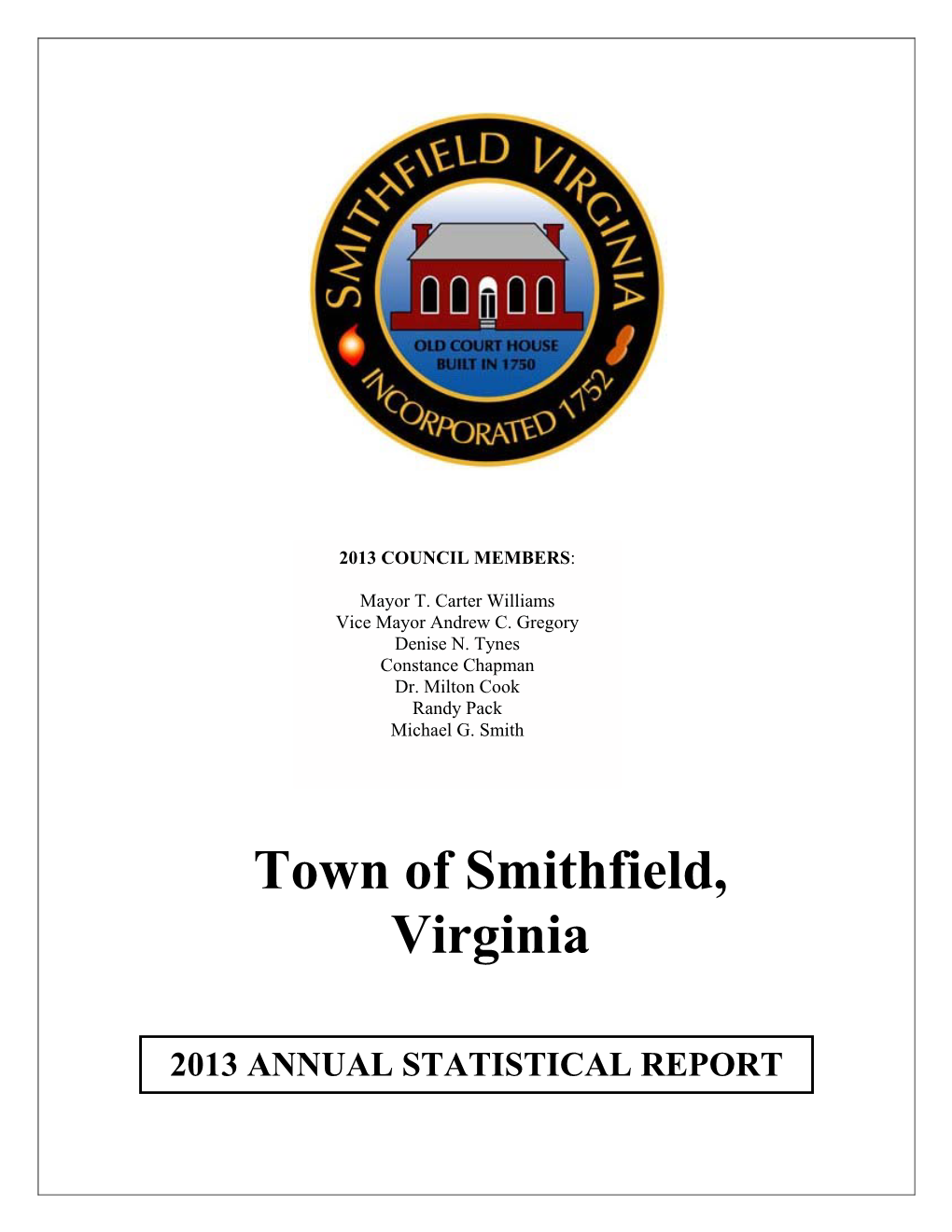 Town of Smithfield, Virginia