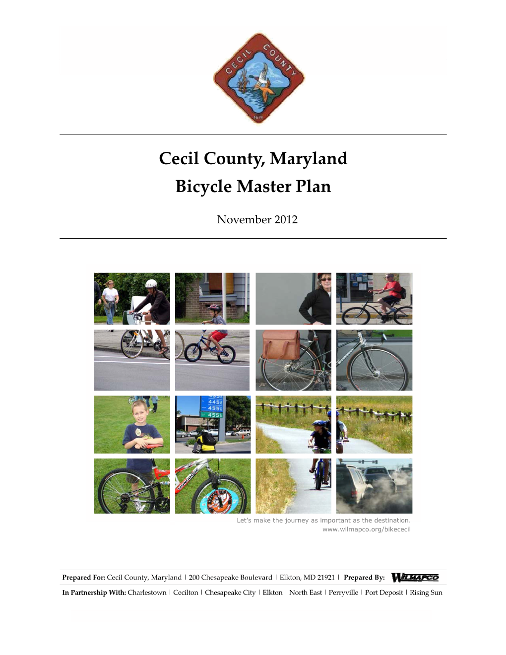 Cecil County, Maryland Bicycle Master Plan
