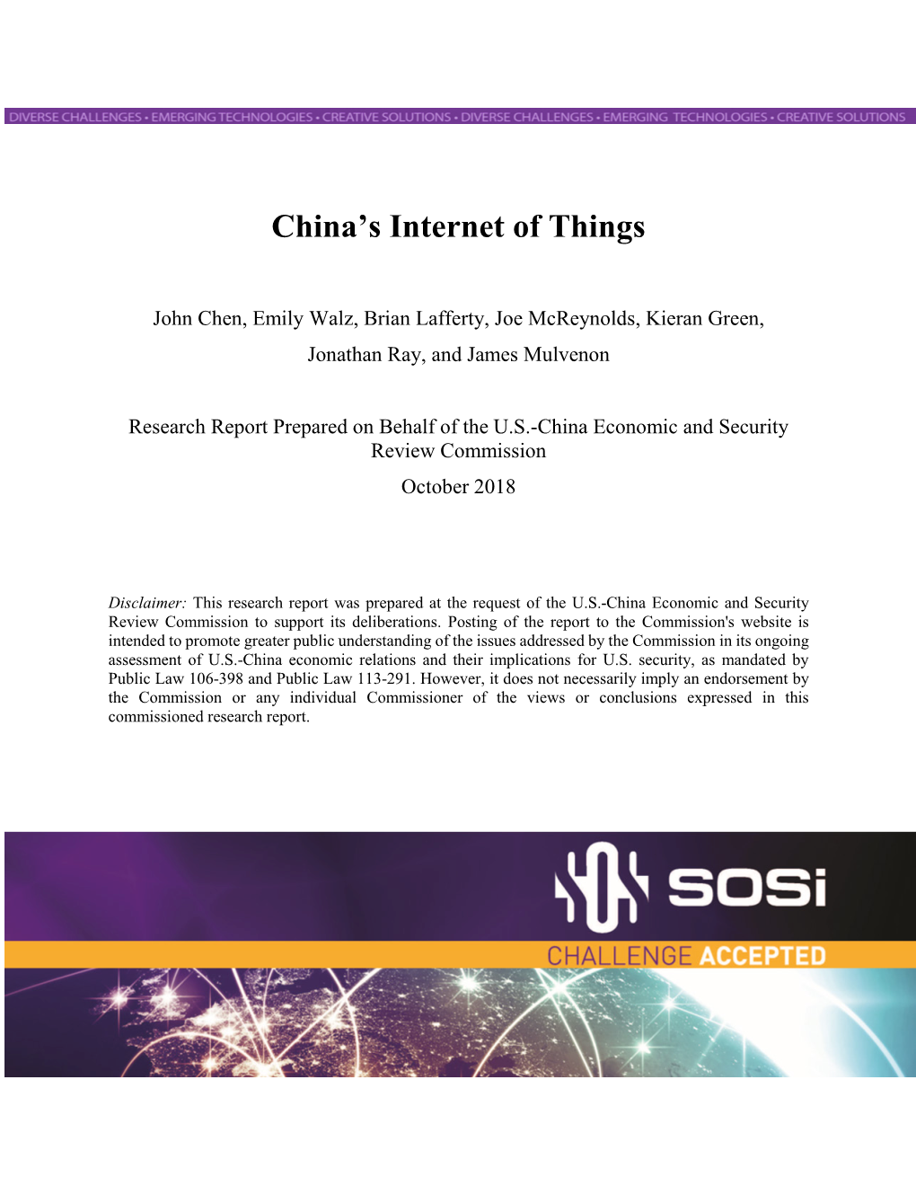 China's Internet of Things