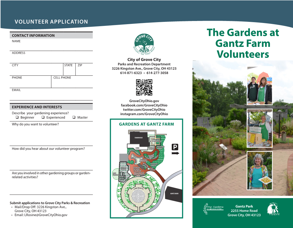 The Gardens at Gantz Farm Volunteers