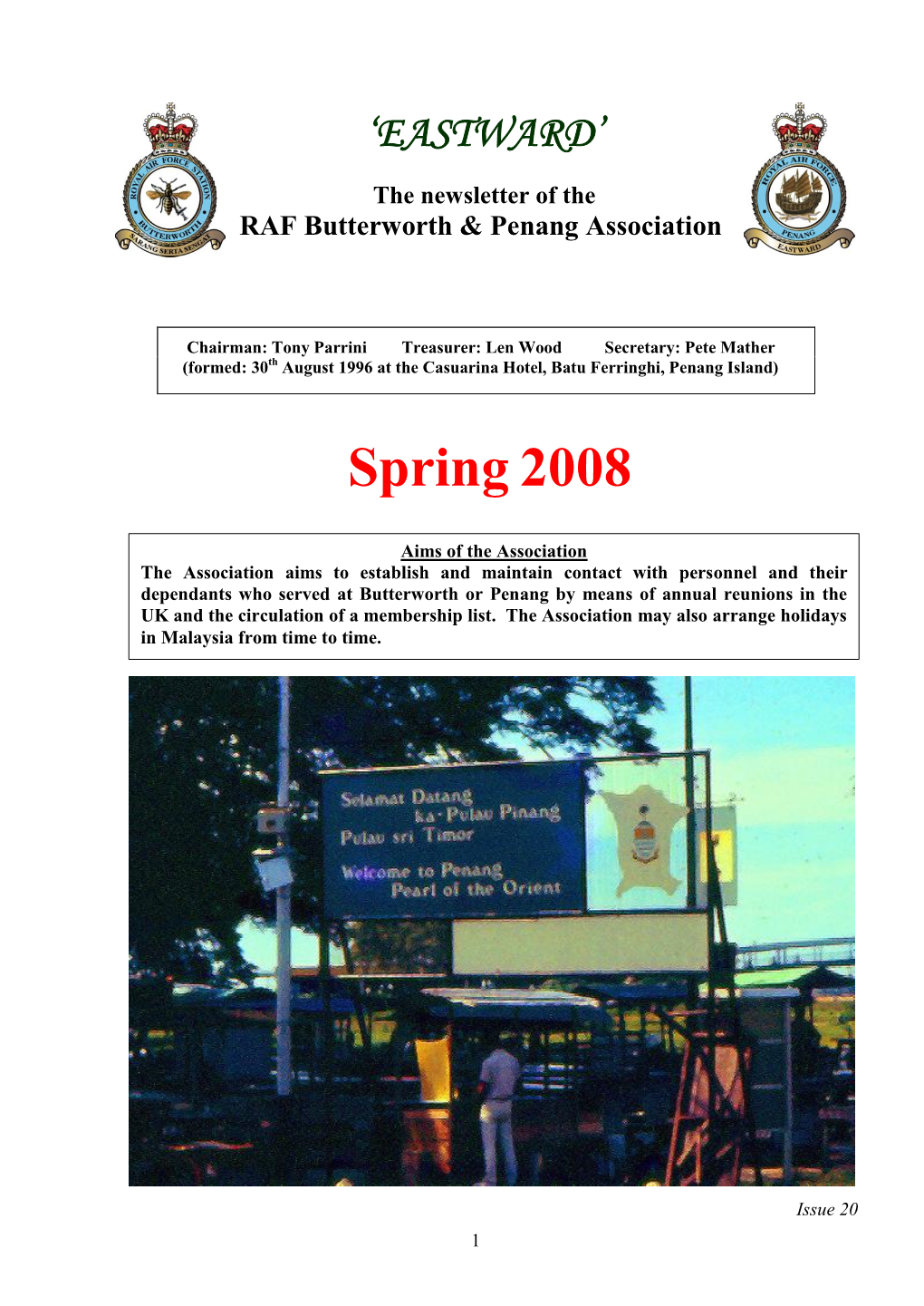 Issue 20 Spring 2008