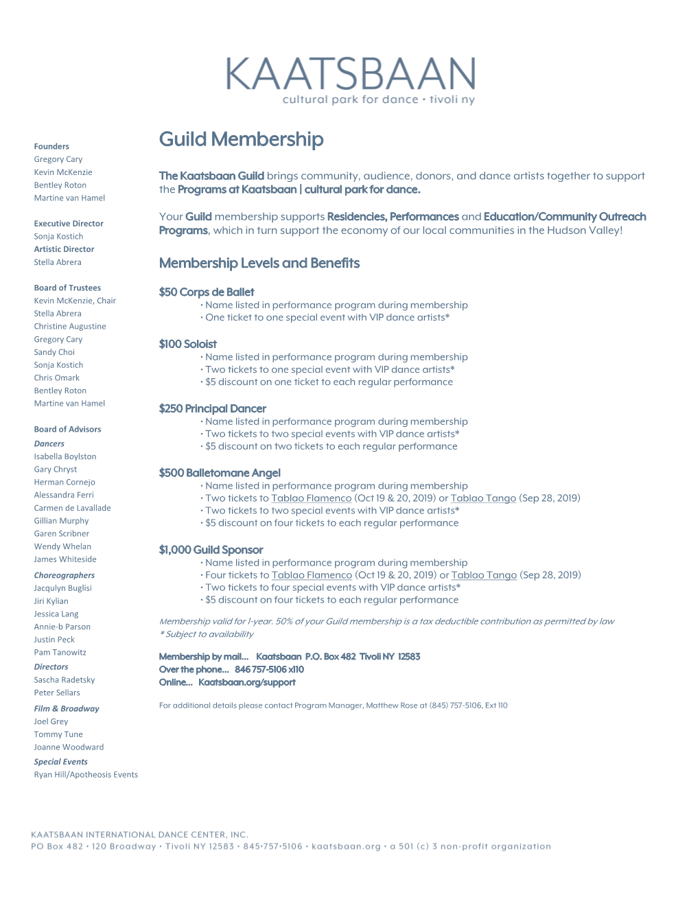 Guild Membership