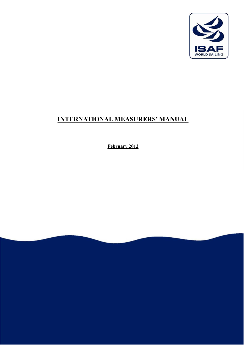 International Measurers' Manual