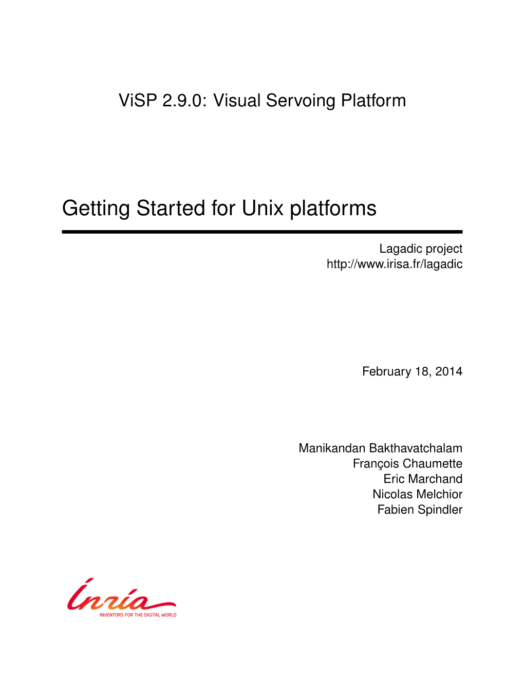 Getting Started for Unix Platforms