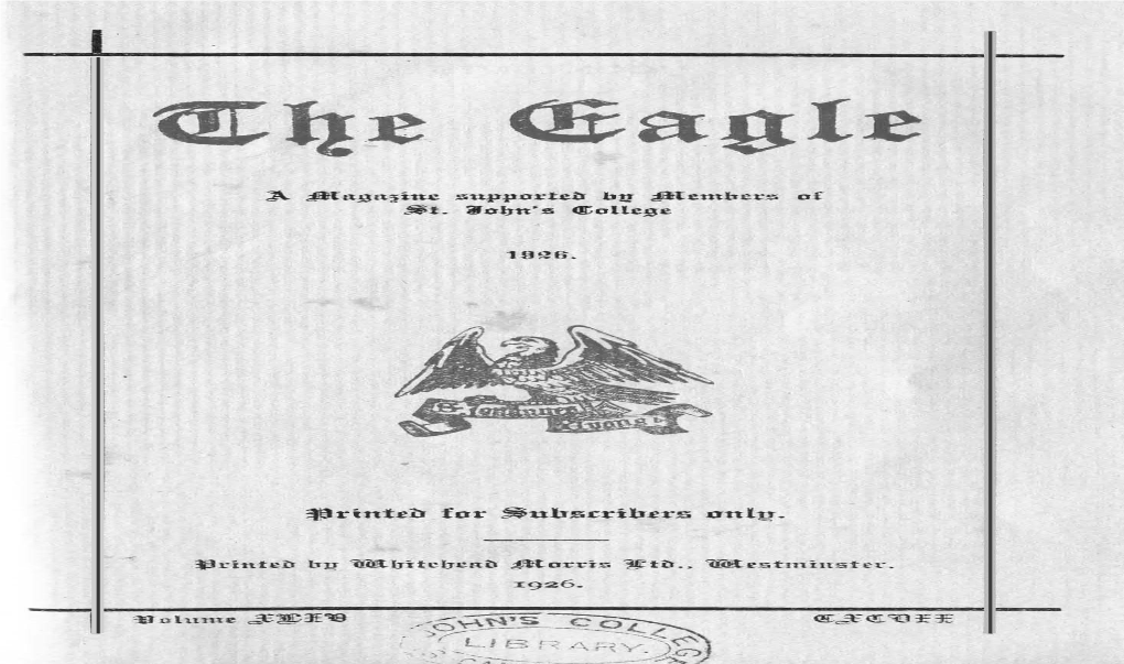 The Eagle 1926 (Lent)