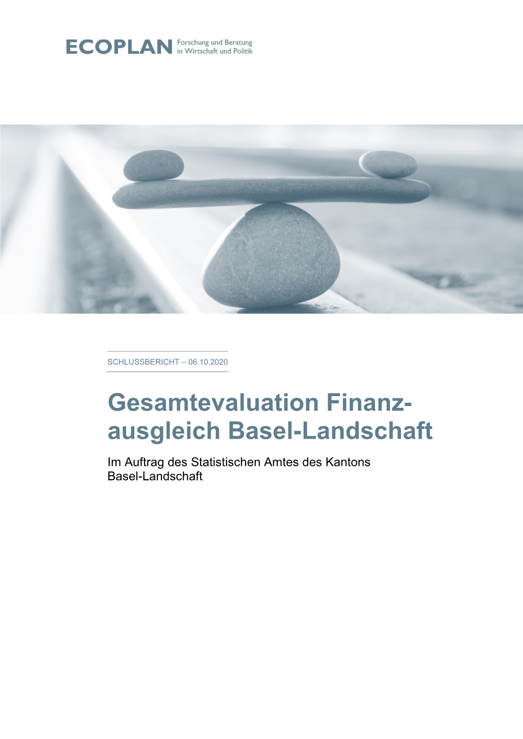 Gesamtevaluation Finanzausgleich Basel-Landschaft 2020