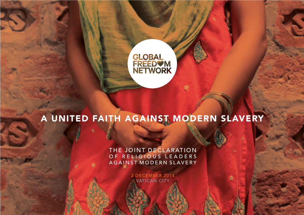 A United Faith Against Modern Slavery