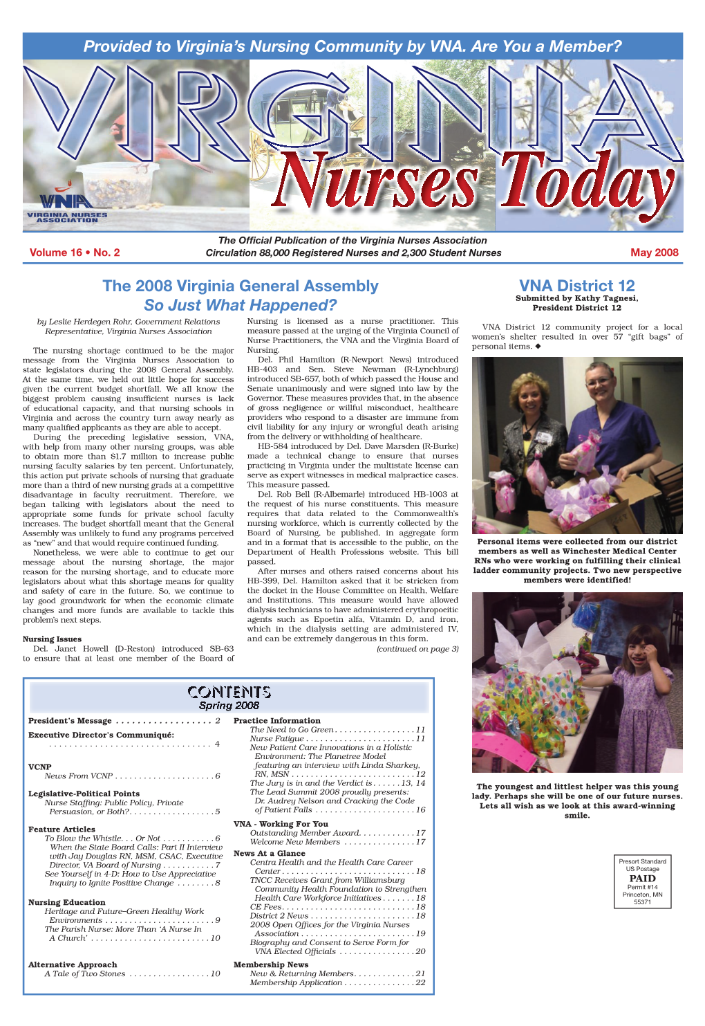 Provided to Virginia's Nursing Community By