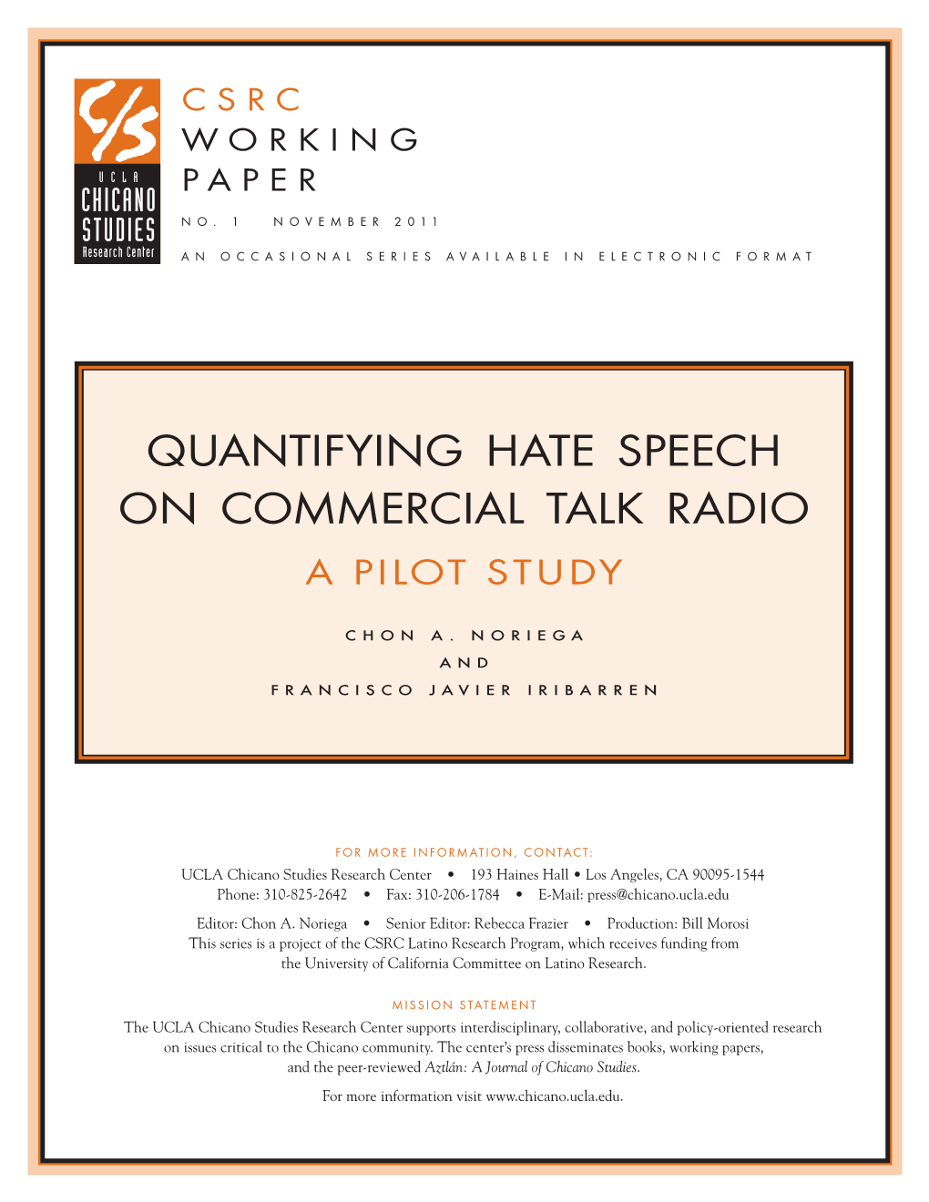 Quantifying Hate Speech on Commercial Talk Radio a Pilot Study