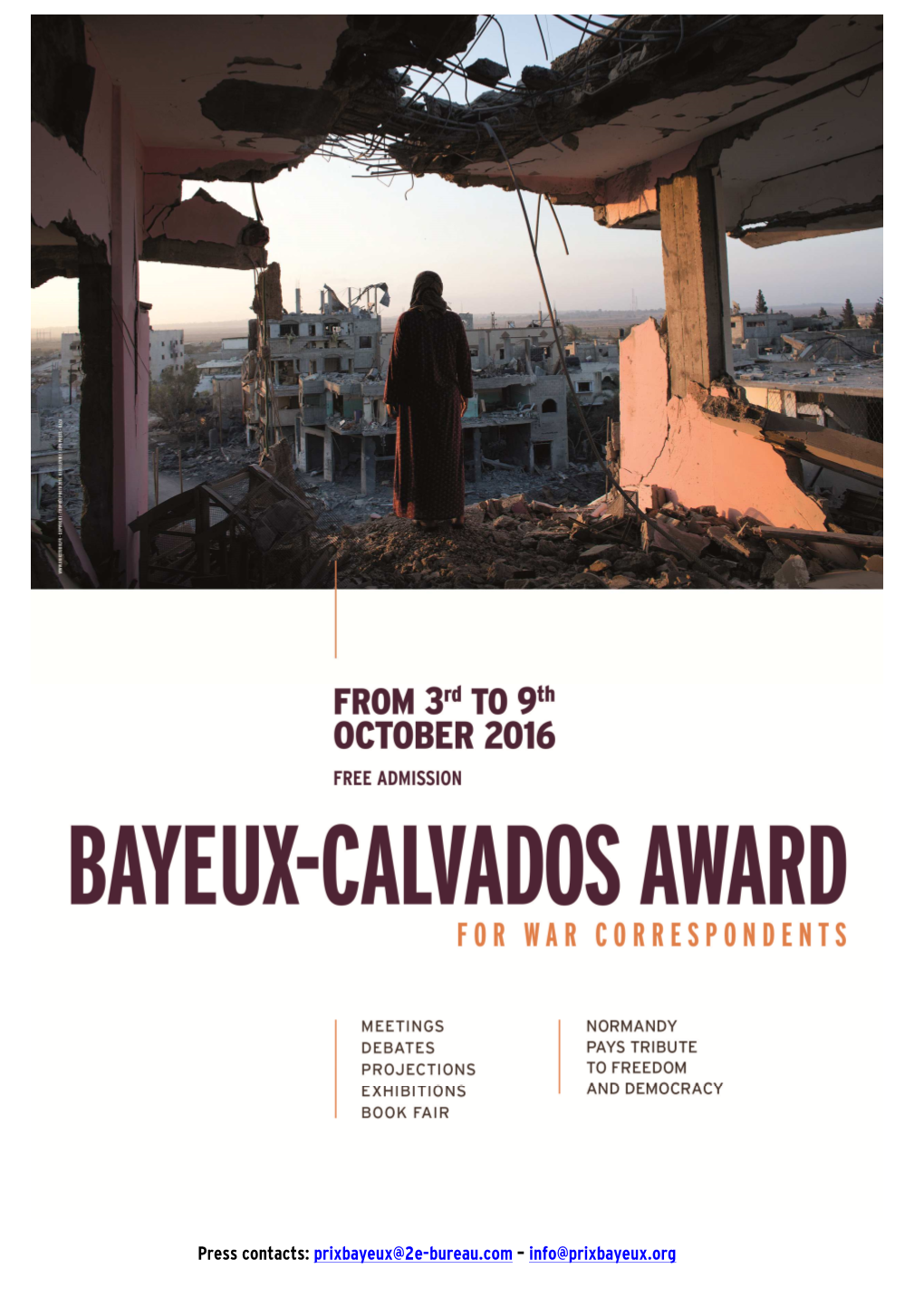 Bayeux-Calvados Award 2016