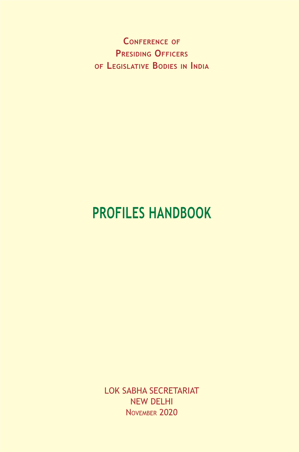 Profiles Handbook