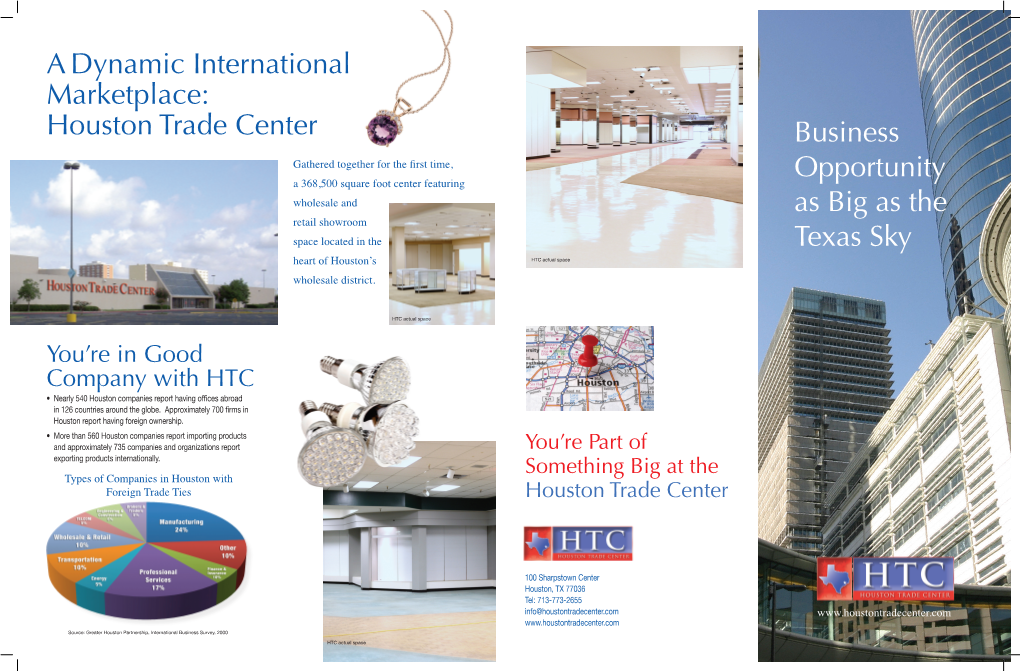 Houston Trade Center Business Opportunity As Big As the Texas