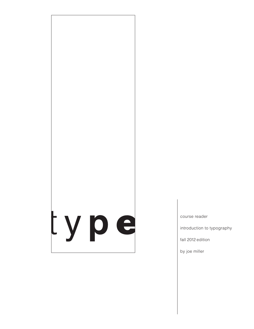 Type Course Reader