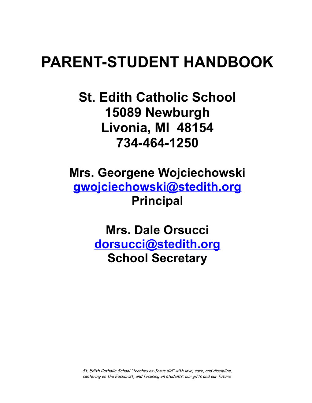 Parent-Student Handbook s4