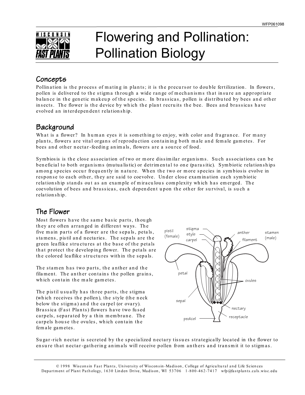 Flowering and Pollination: Pollination Biology