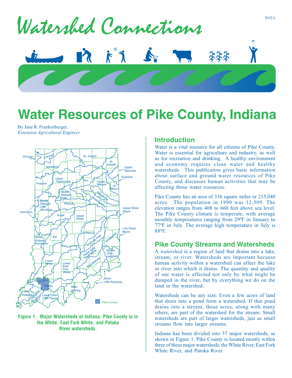 Water Resources of Pike County, Indiana by Jane R