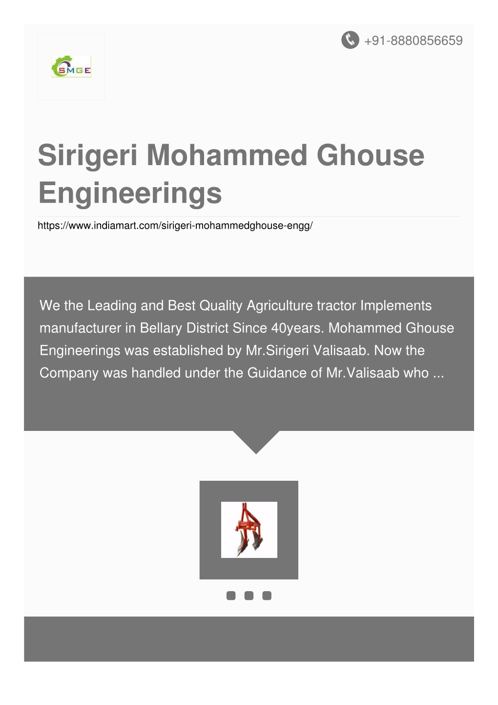 Sirigeri Mohammed Ghouse Engineerings