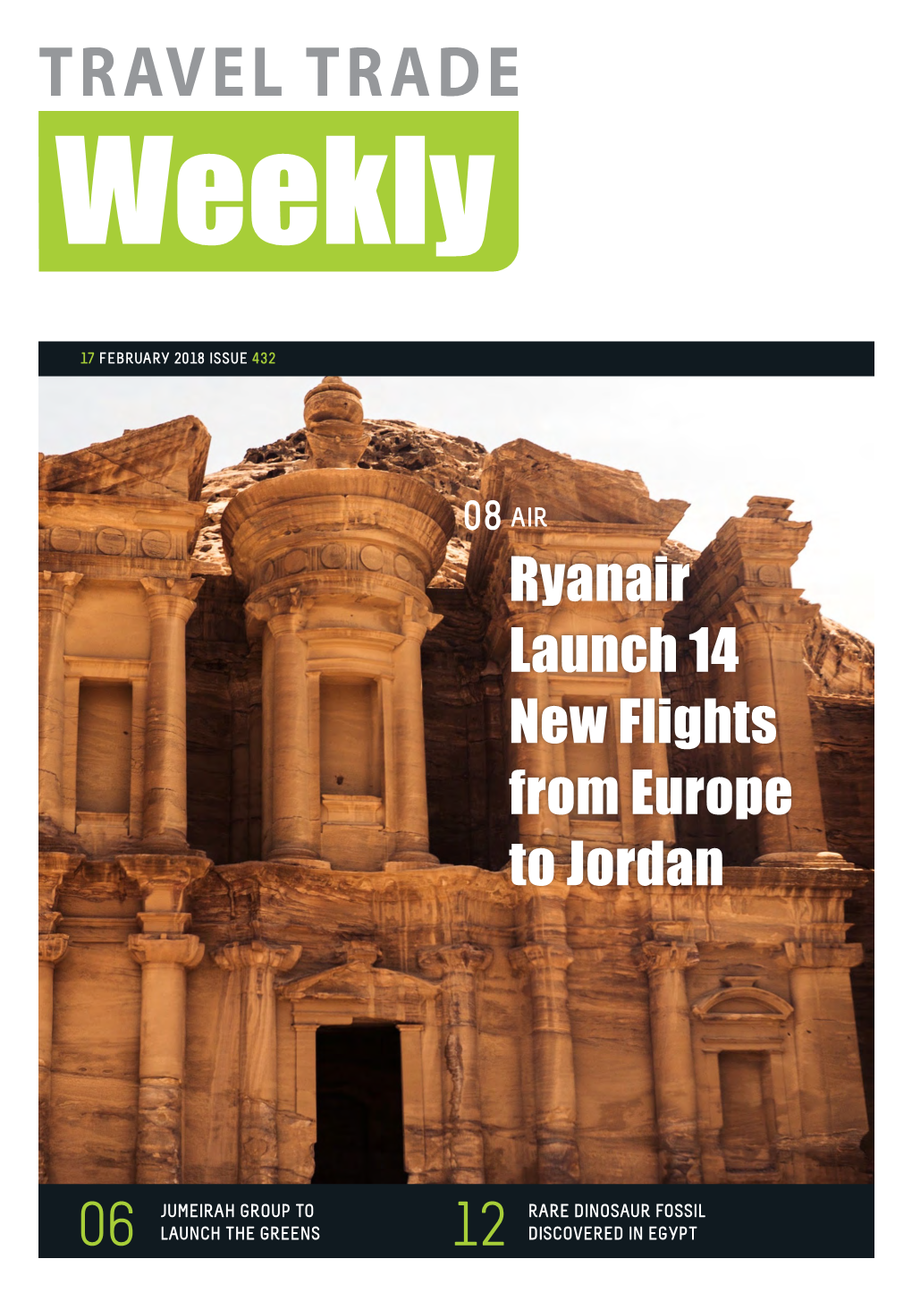 Ryanair Launch 14 New Flights from Europe to Jordan