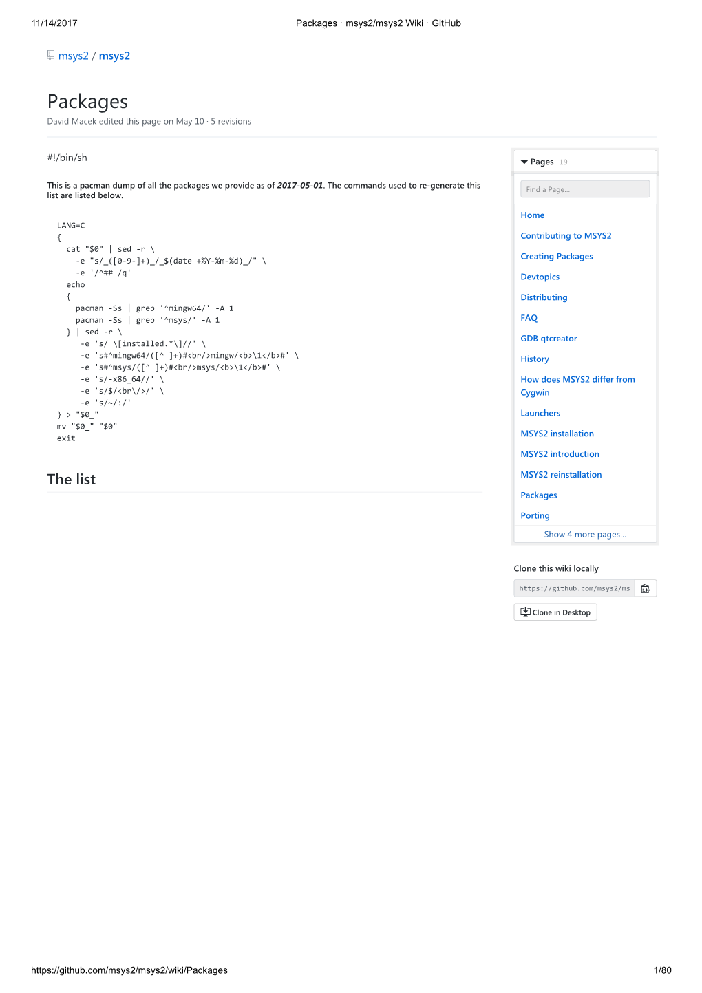 MSYS2 Packages.Pdf