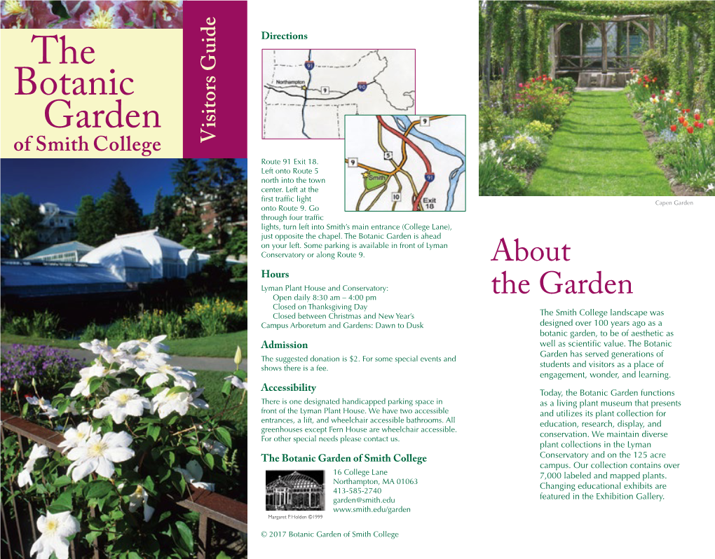 Botanic Garden Visitors Guide