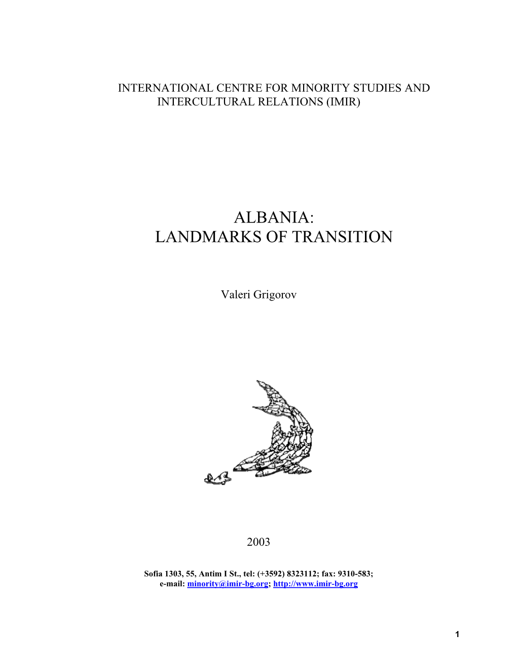 Albania: Landmarks of Transition