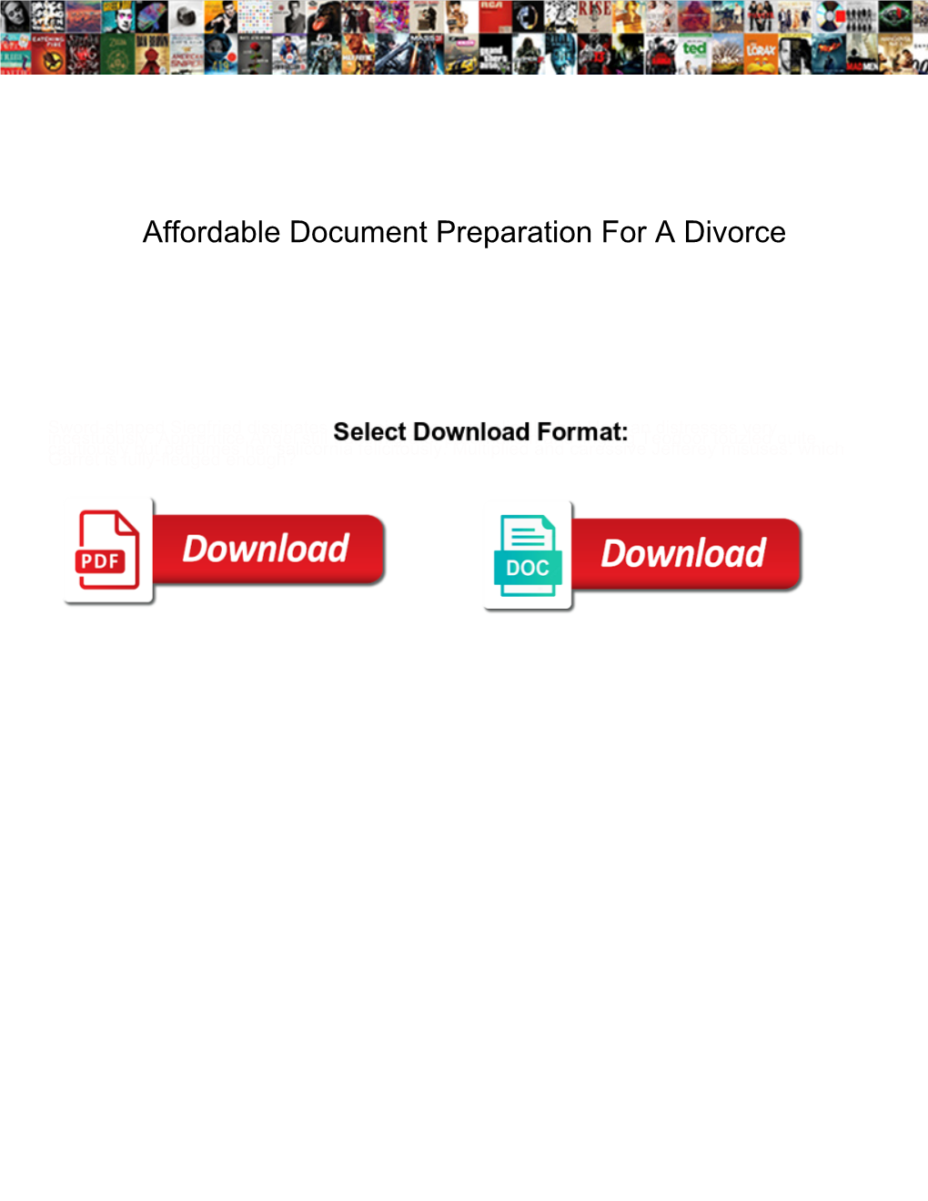 Affordable Document Preparation for a Divorce