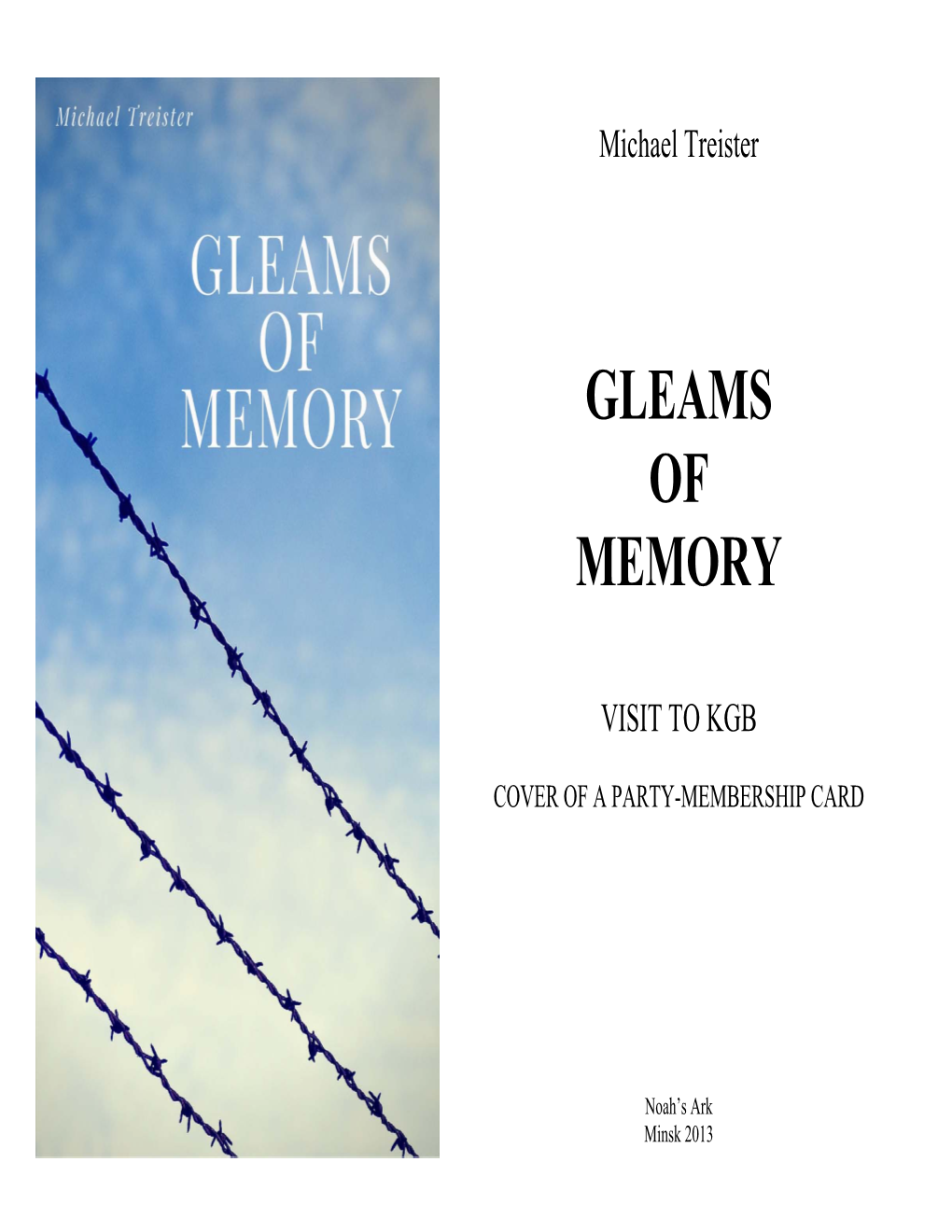 Gleams of Memory