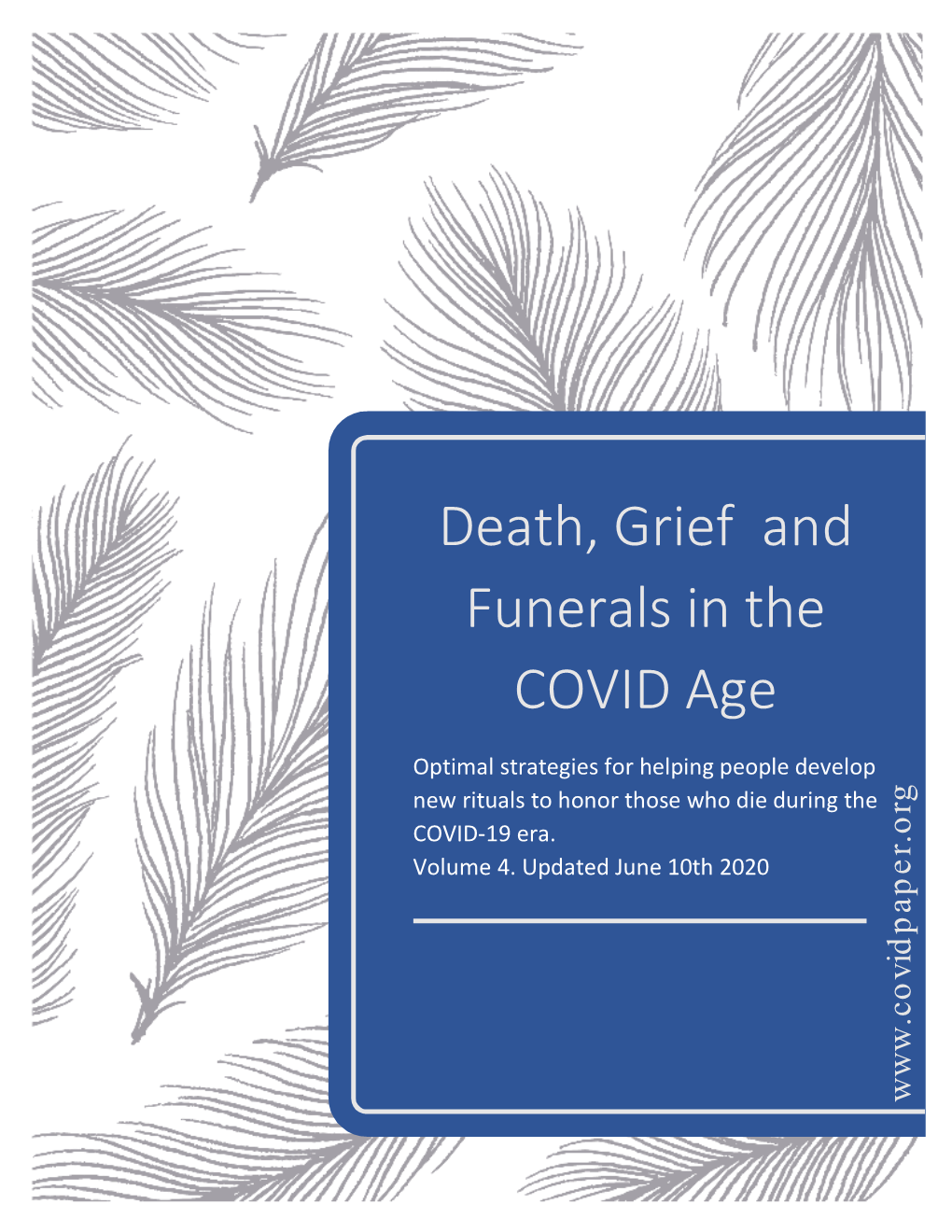 Death, Grief and Funerals in the COVID Age