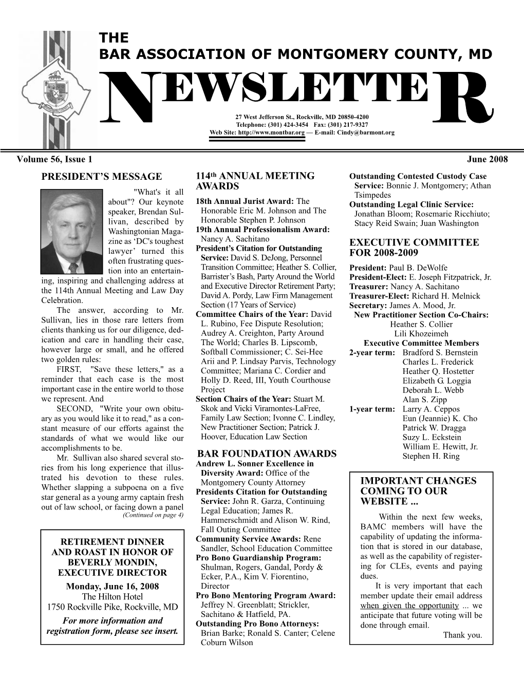 NEWSLETTER Charles B