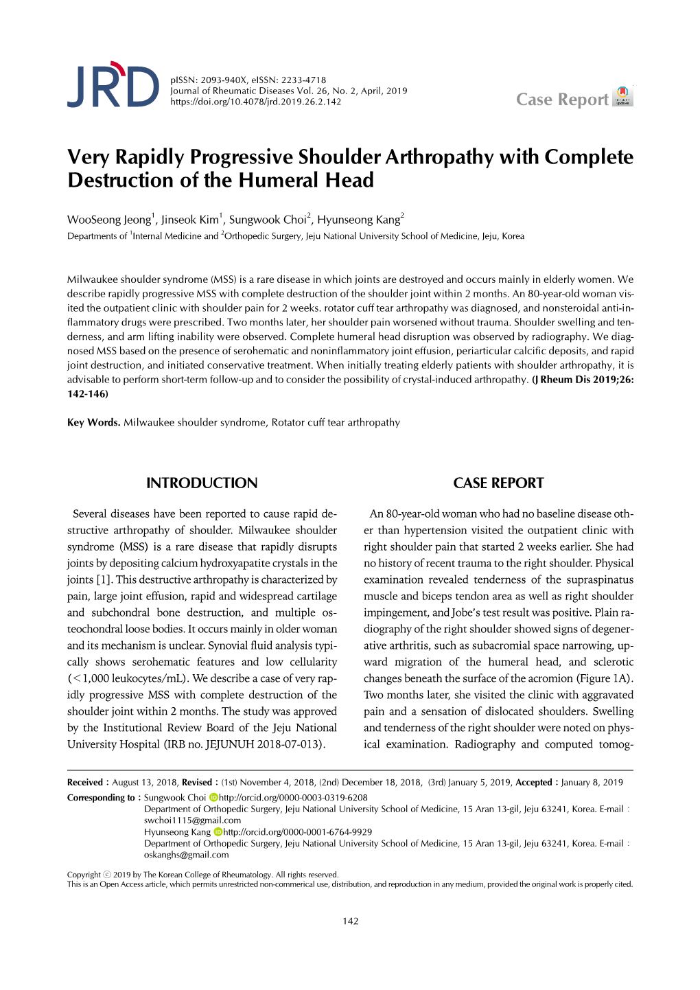 Very Rapidly Progressive Shoulder Arthropathy with Complete Destruction of the Humeral Head