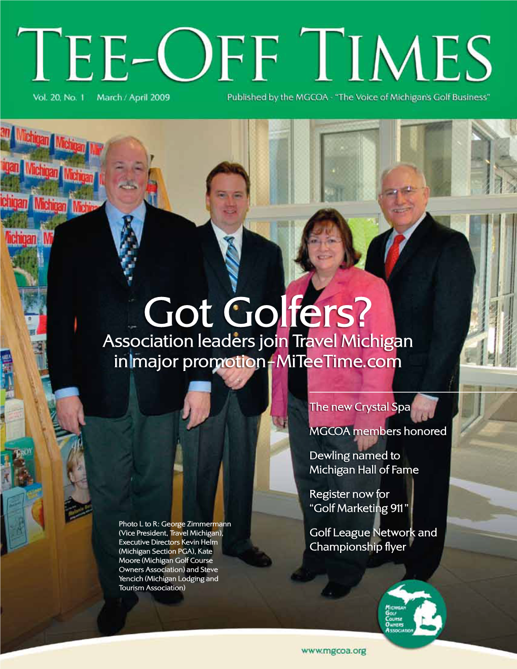 Got Golfers? Association Leaders Join Travel Michigan in Major Promotion–Miteetime.Com