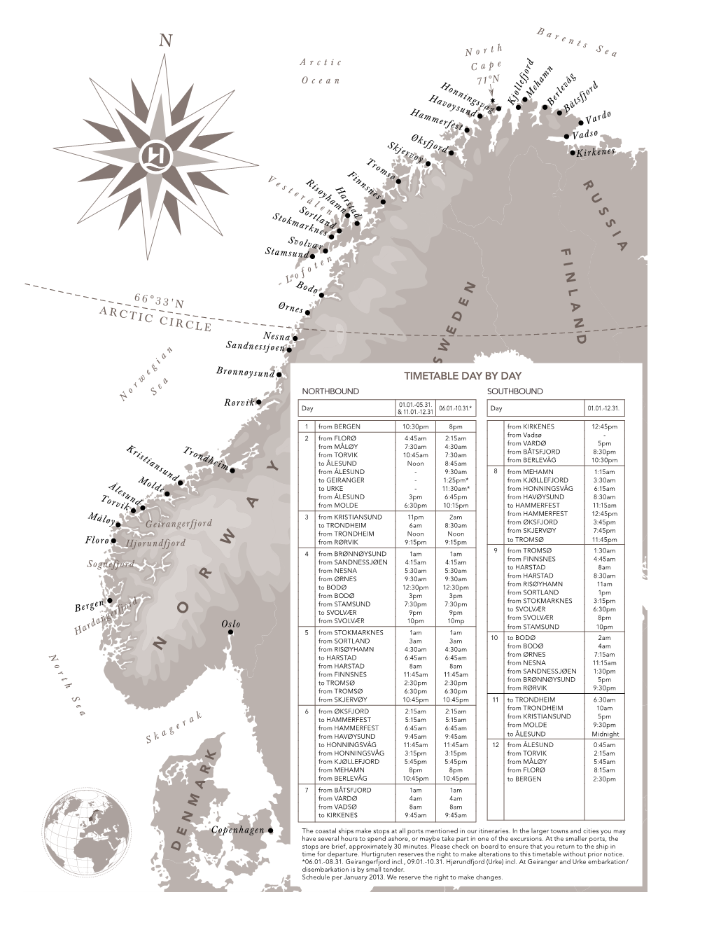 N O R W E G I a N Rørvik 01.01.-05.31