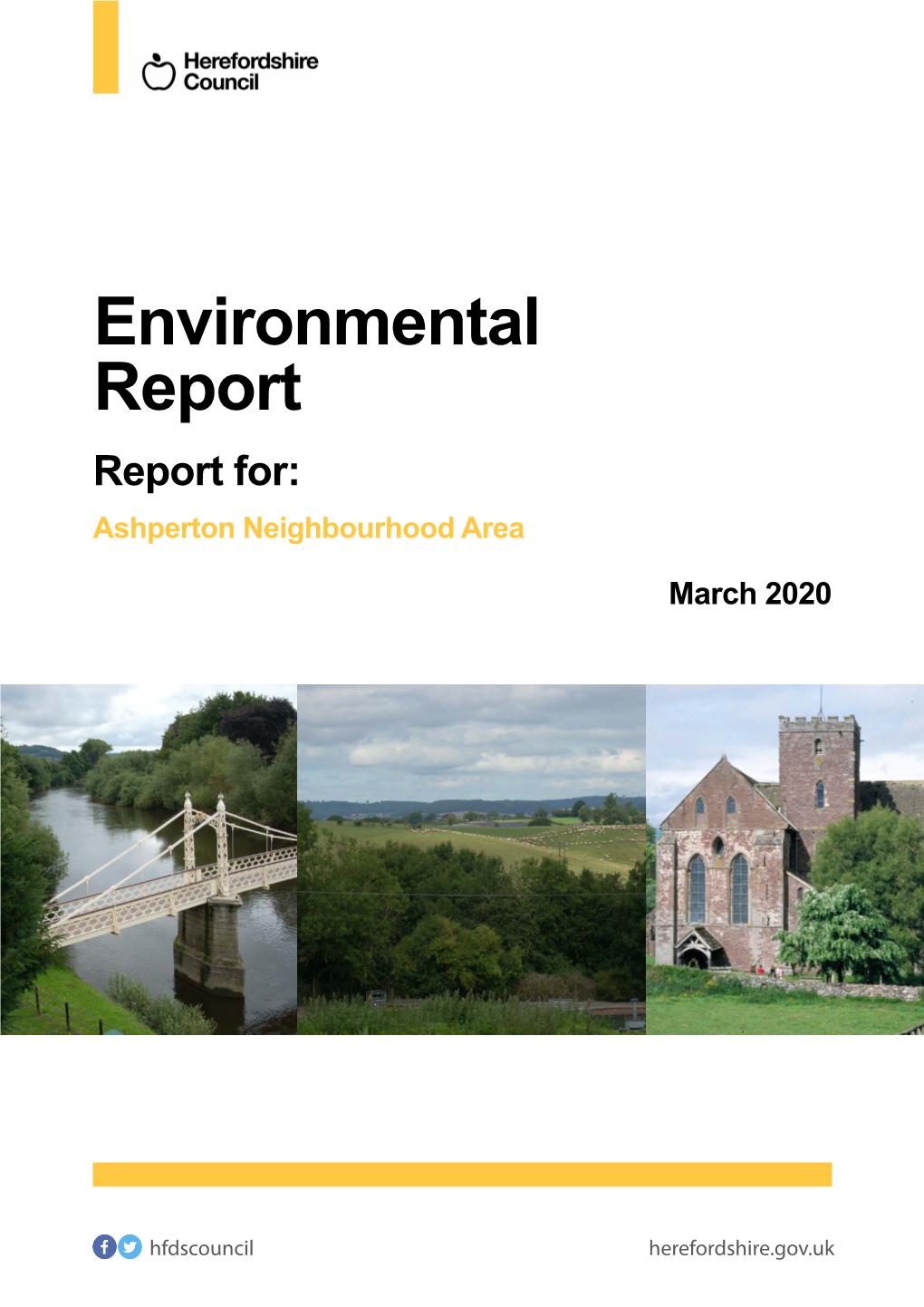 Environmental Report Report For: Ashperton Neighbourhood Area