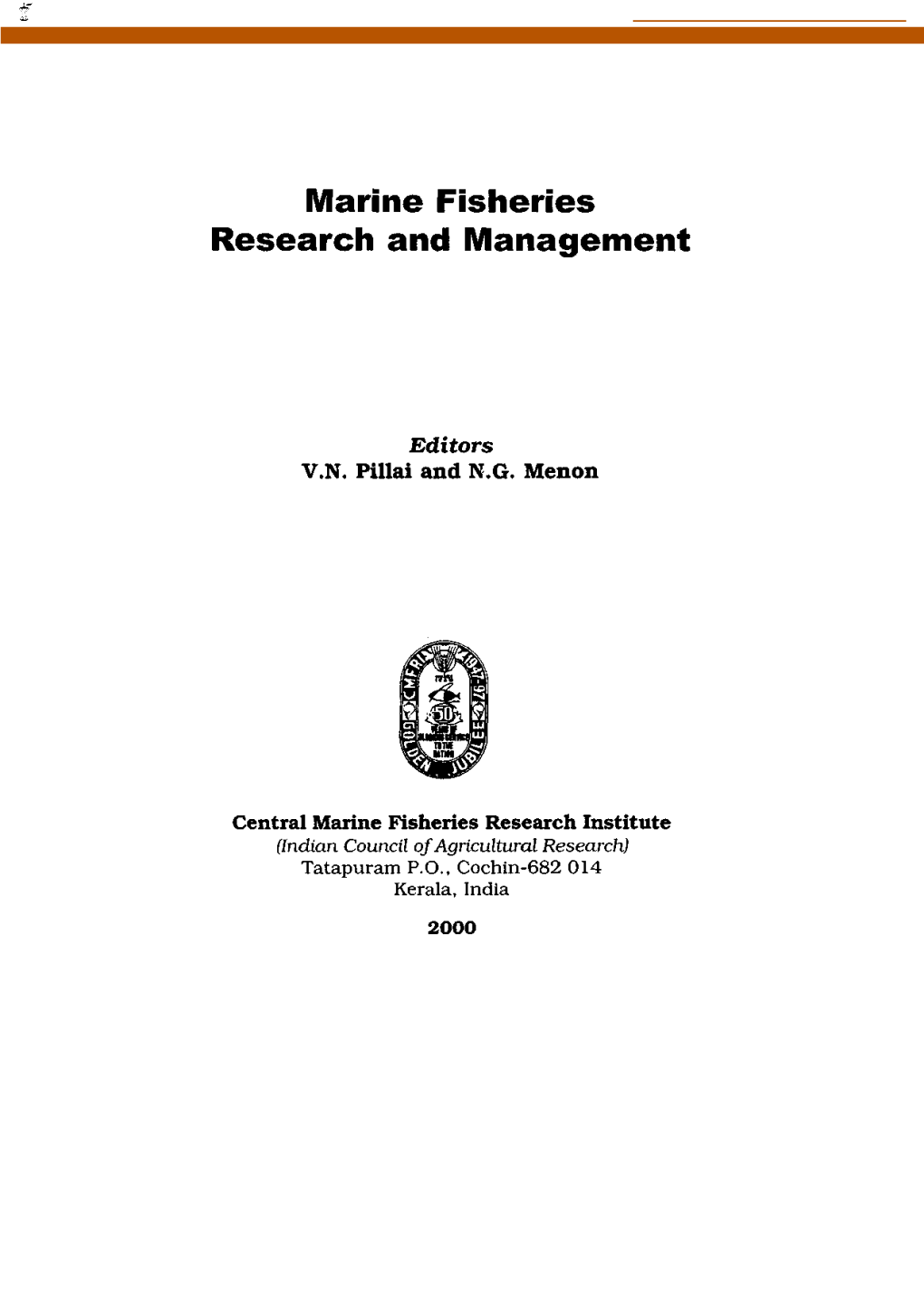 Marine Research and Management