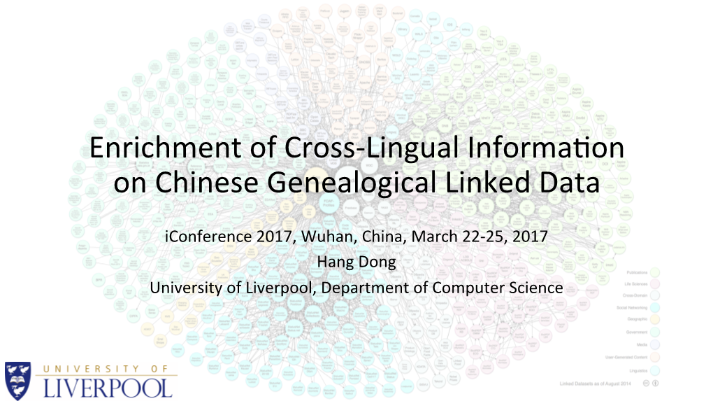 Enrichment of Cross-Lingual Informacon on Chinese Genealogical Linked Data