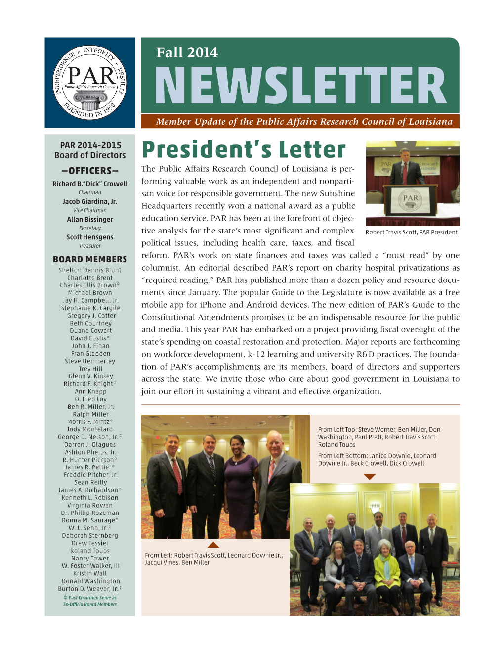 Newsletter 2014