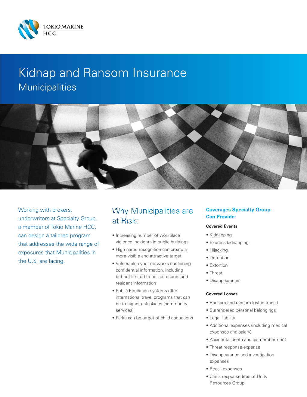 Kidnap and Ransom Insurance Municipalities