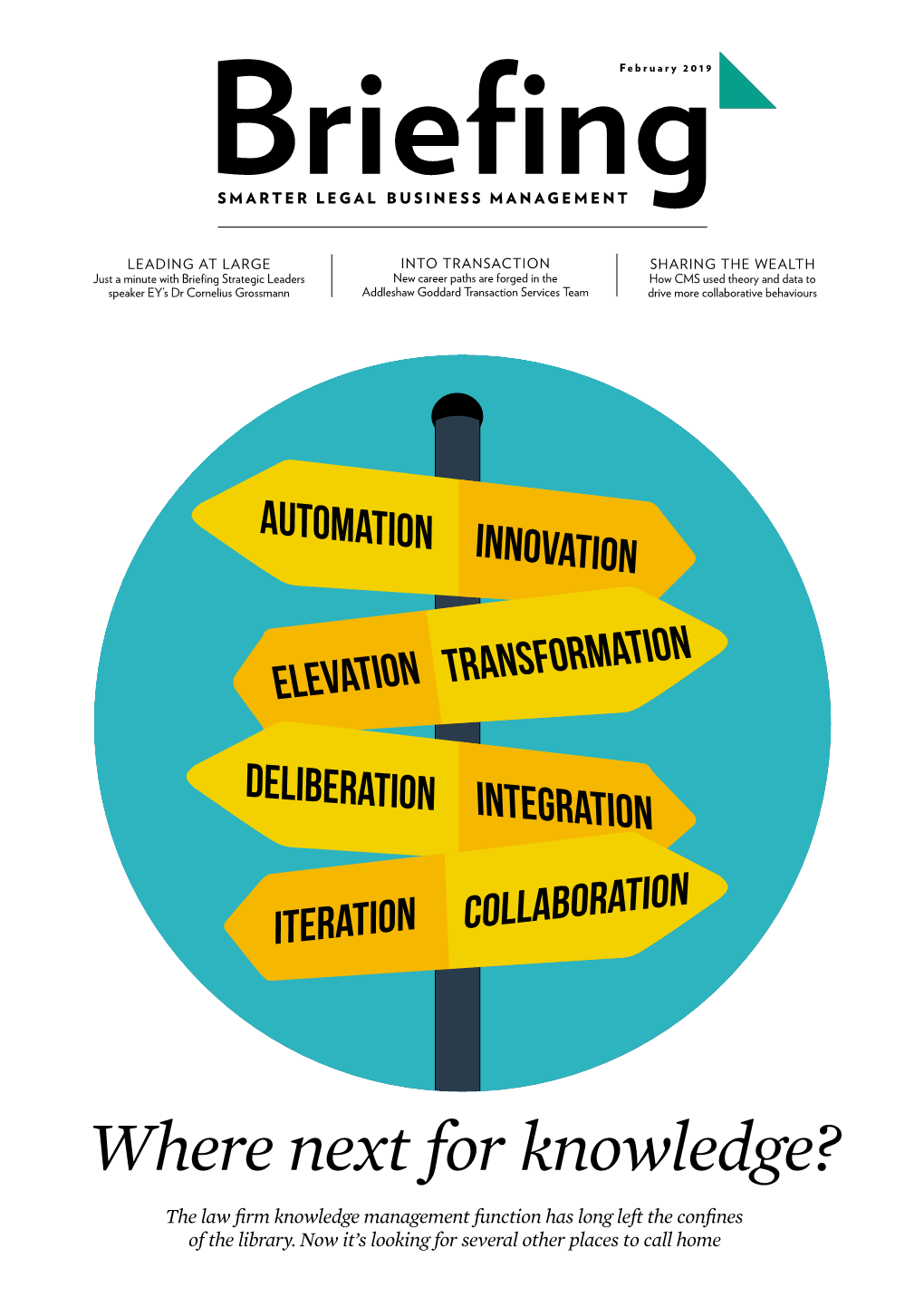 Briefing February 2019: Where Next for Knowledge?