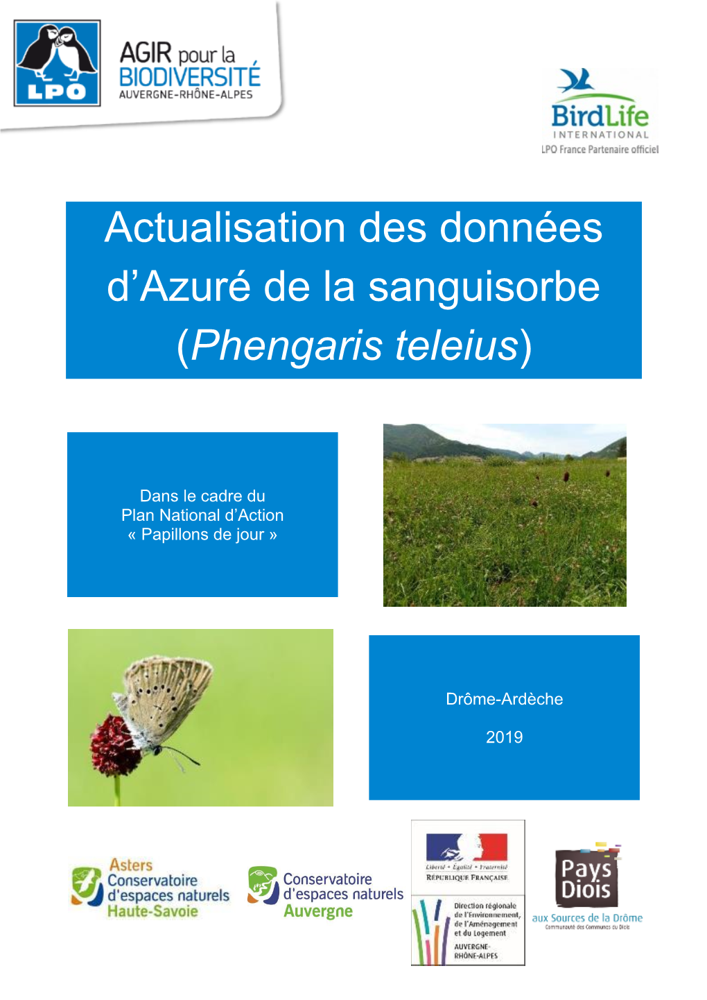 Actualisation Des Données D'azuré De La Sanguisorbe (Phengaris