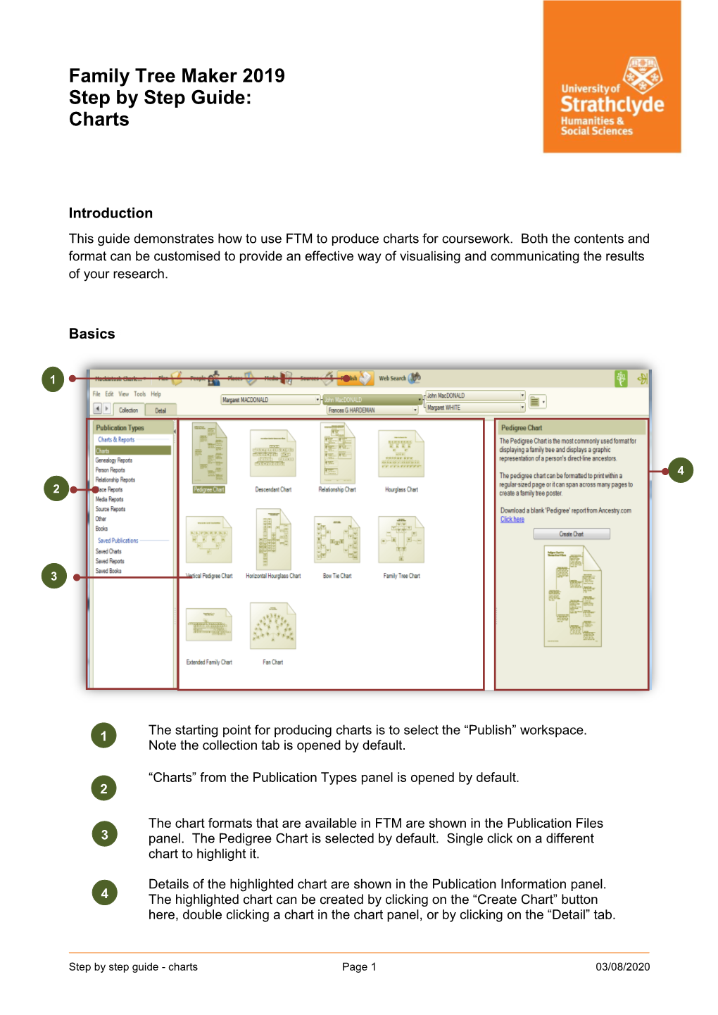 Family Tree Maker 2019 Step by Step Guide: Charts