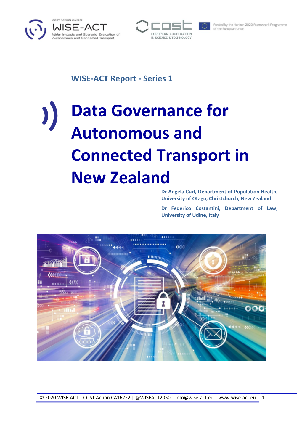 Data Governance for Autonomous and Connected Transport in New