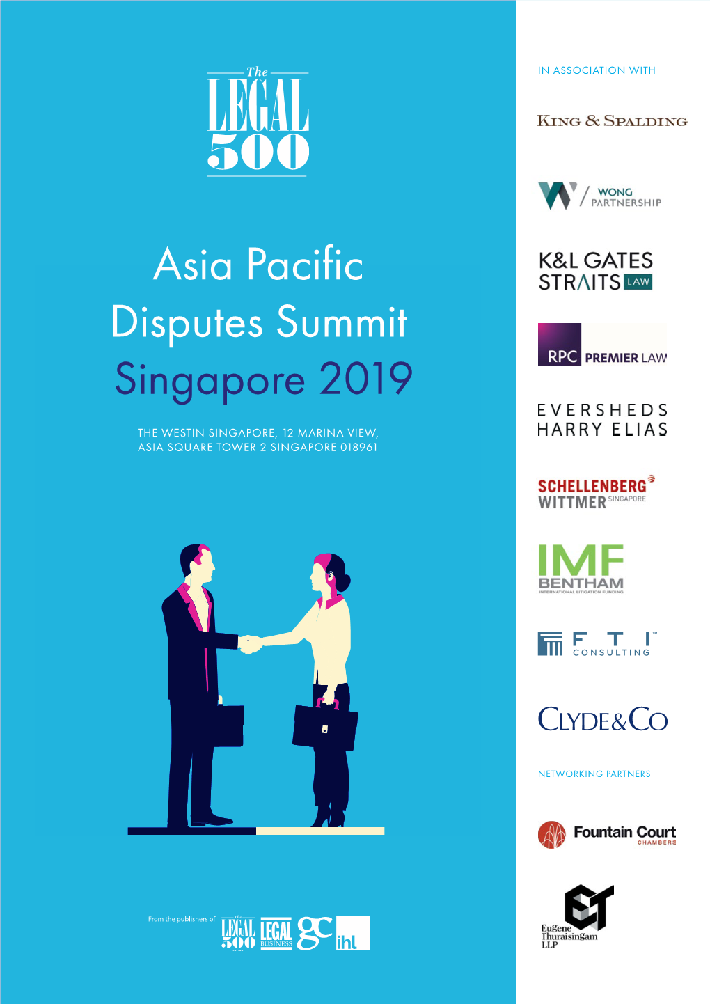 Asia Pacific Disputes Summit Singapore 2019