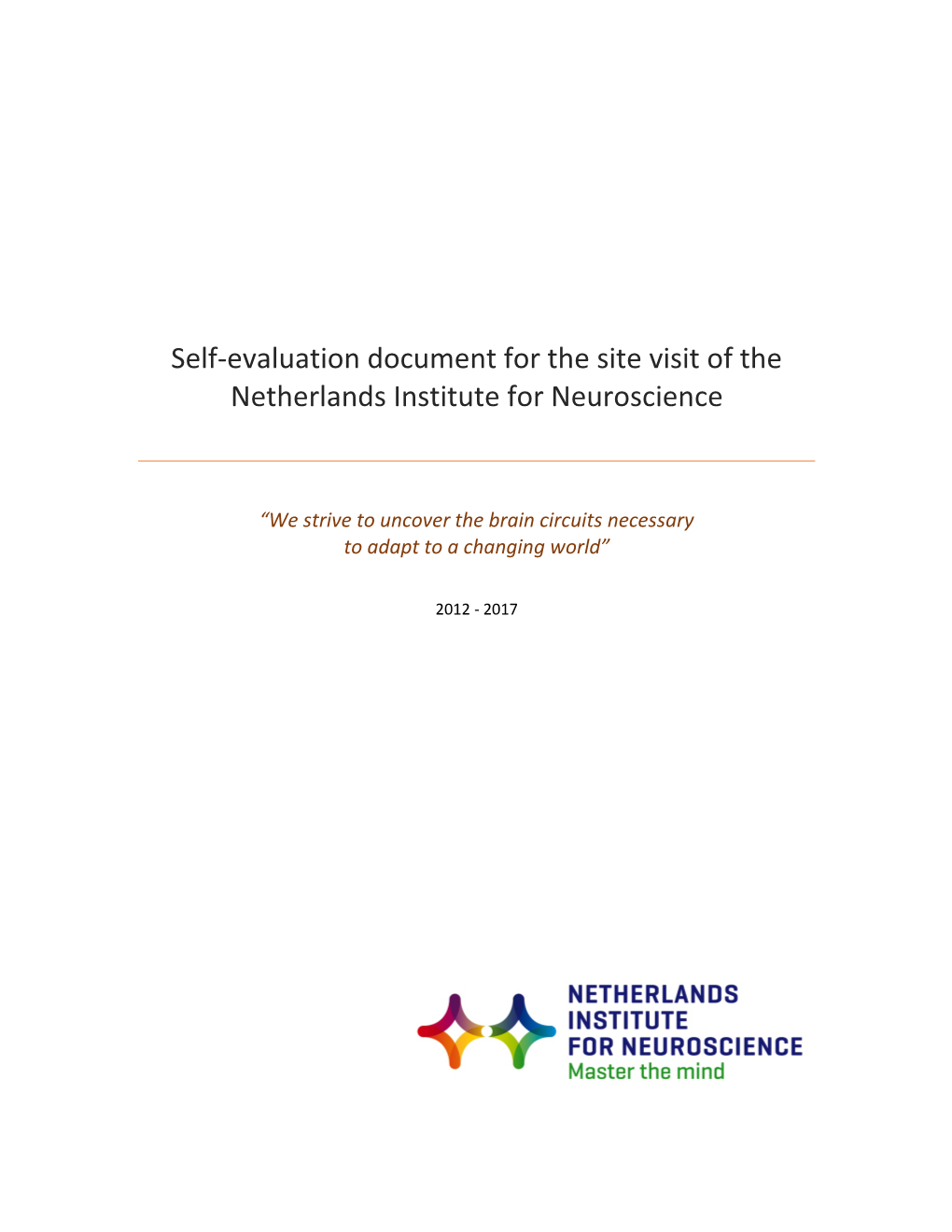 NIN Self-Evaluation