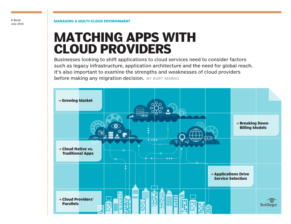 Matching Apps with Cloud Providers