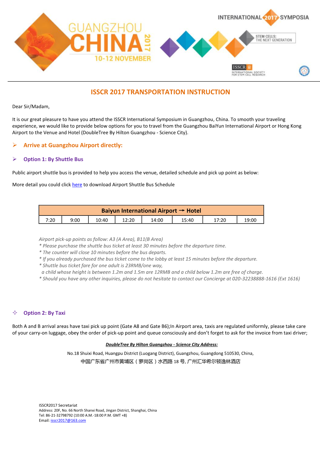 Isscr 2017 Transportation Instruction