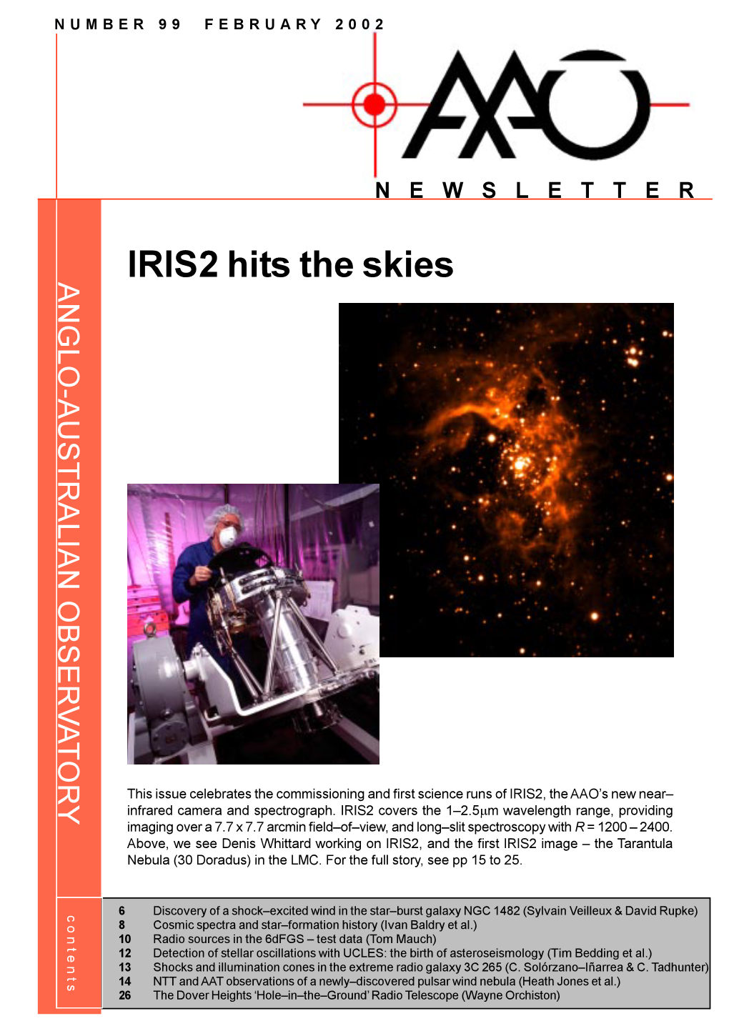 IRIS2 Hits the Skies the Hits IRIS2 14 26 6 8 10 12 13